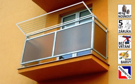 susak na balkon polohovaci - bez vrtani