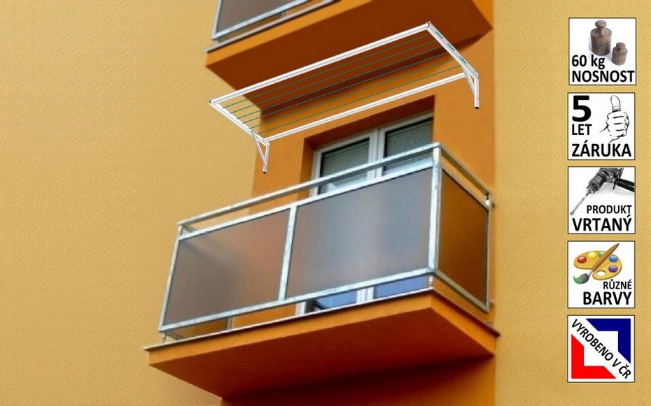 susak na stenu na balkon